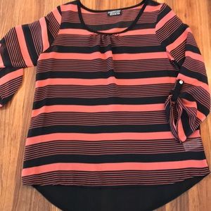 Stitch Fix papermoon sheer 3/4 sleeve blouse